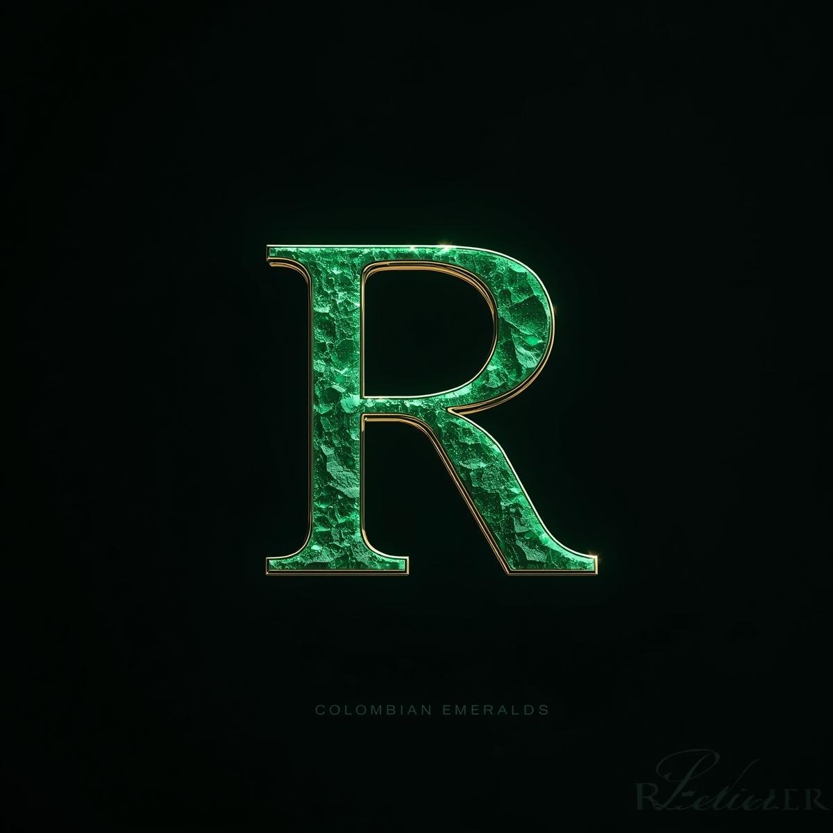 Relier — emblem in Colombian emerald
